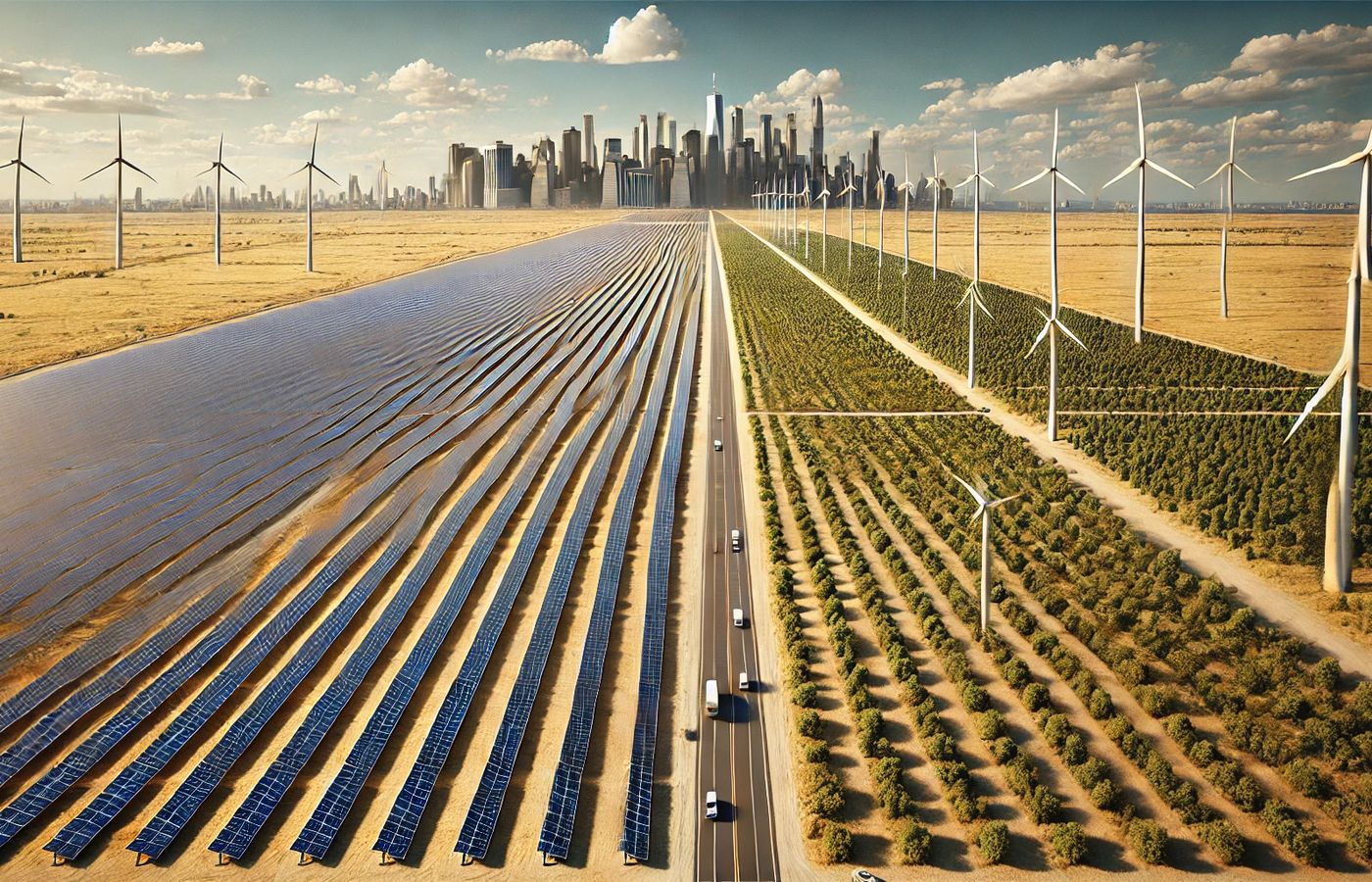 solarne a veterne elektrarne ilustračny